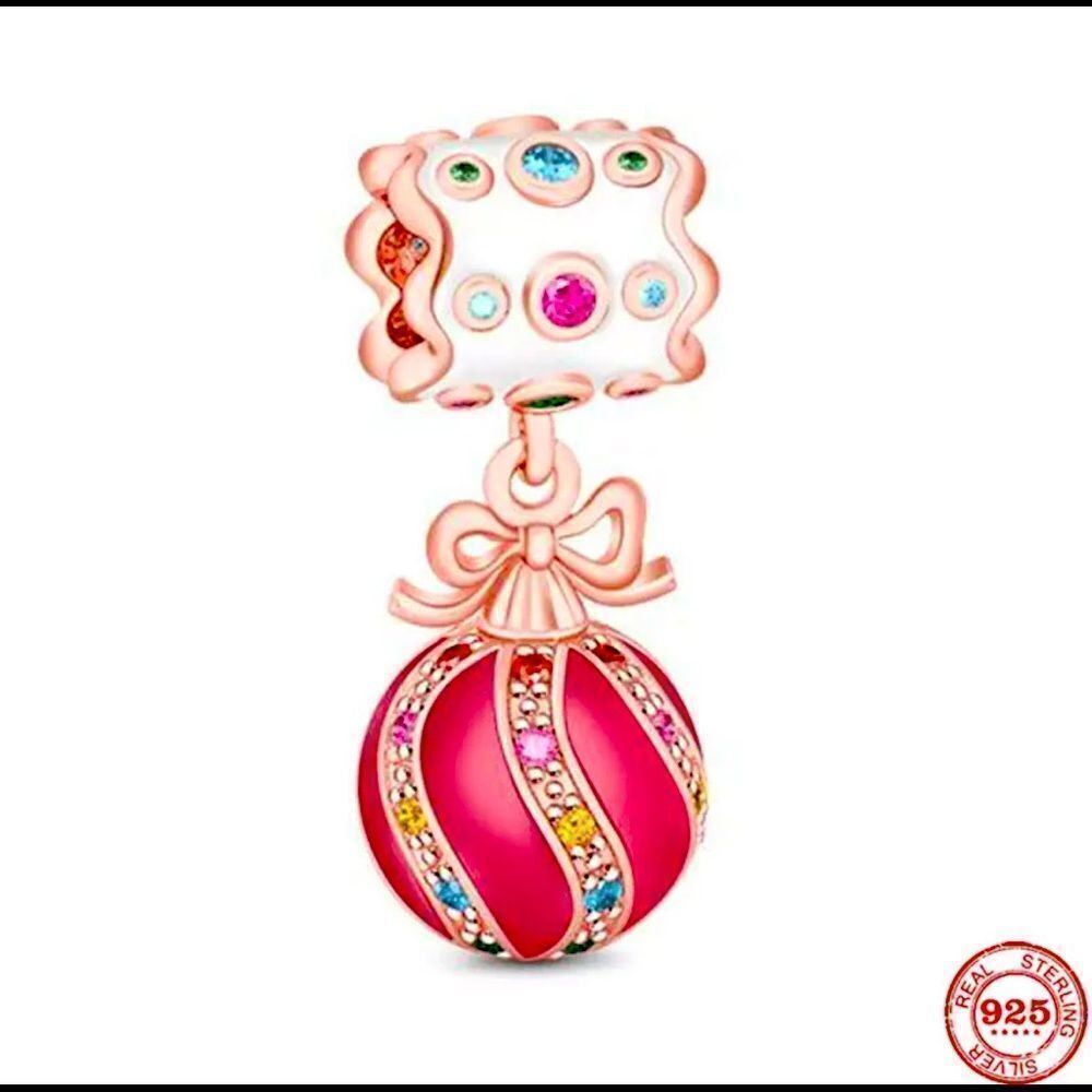 SS925 CHRISTMAS ORNAMENT CHARM